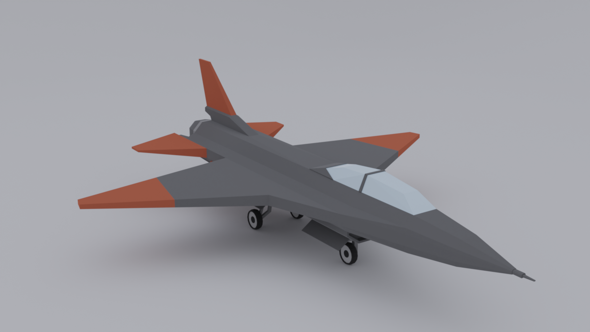 A Low Poly F-16 preview image 2